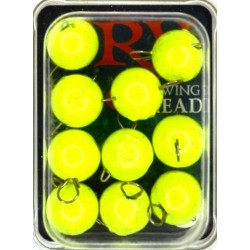 Вантаж для риболовлі, вухатий, розбірний, 10шт/уп, колір Lime, вага 14г